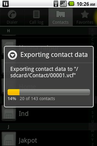 backing up samsung contacts
