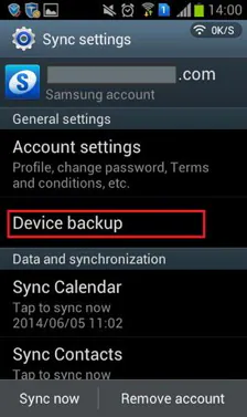 samsung backup messages