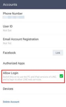 line app not working-allow login