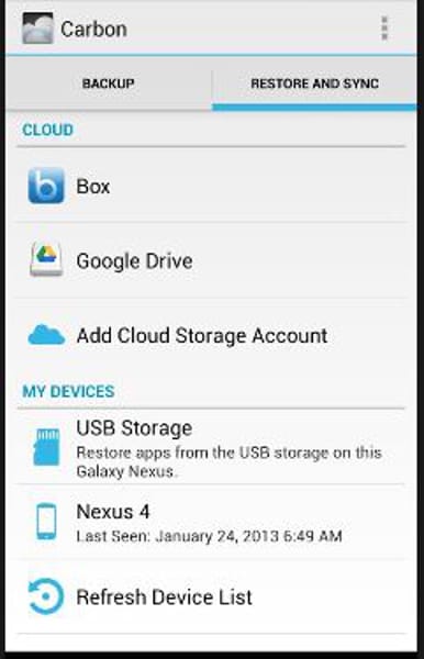 backup de dados de aplicativos android com helium