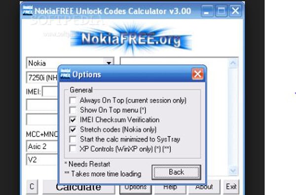 calculadora de código de desbloqueo gratuito de nokia