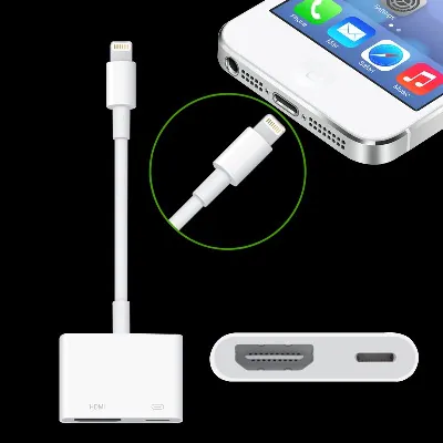 How to cast iPhone to TV using HDMI Cable 