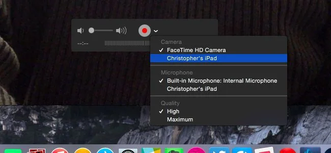 De beste Screen Recorder voor iPad - Quicktime