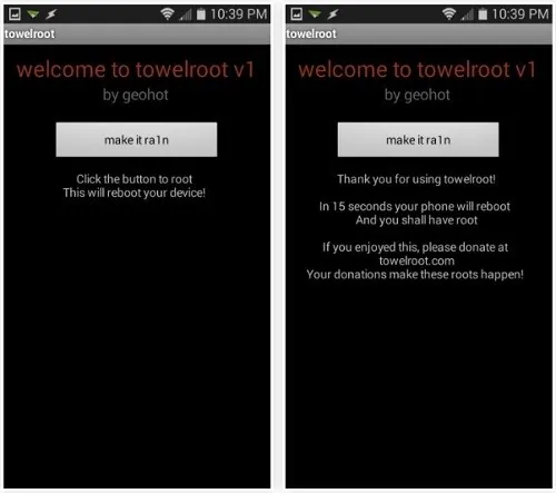 root nexus 4 met towelroot