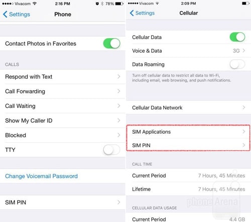 how to unlock SIM on iPhone 7