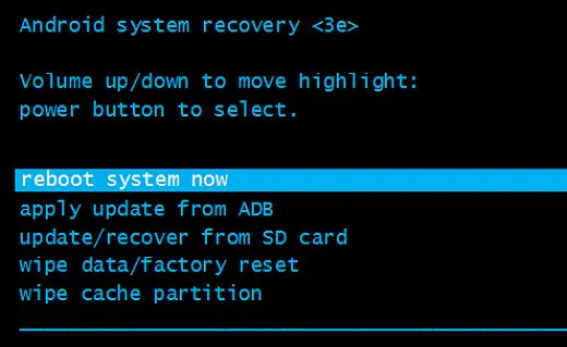 reboot system now