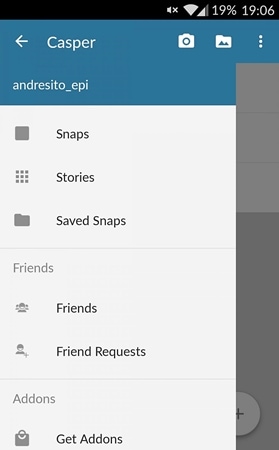 Foto-Speicher-App für Snapchat - Casper