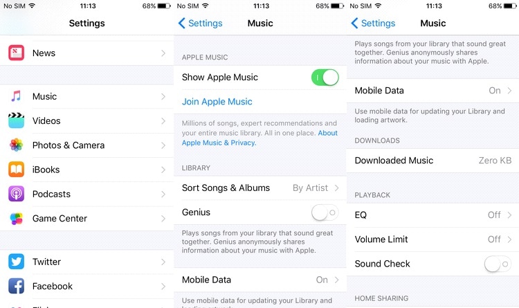 how to free up storage on iphone-music storage