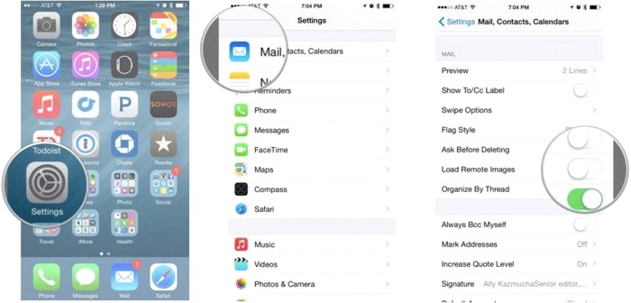 ¿cómo liberar el almacenamiento en el iPhone?-comprobar el almacenamiento del correo electrónico