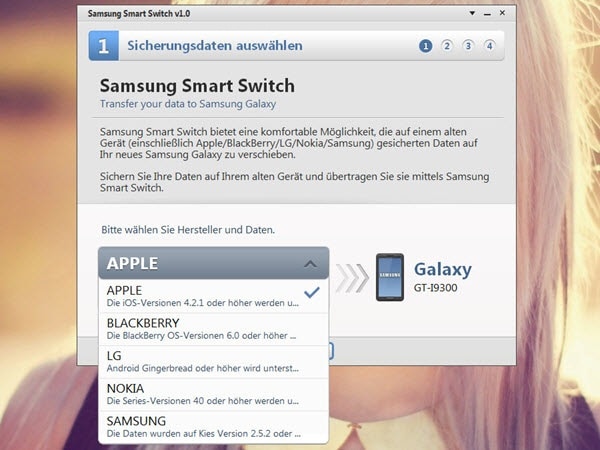 how to use samsung smart switch for mac