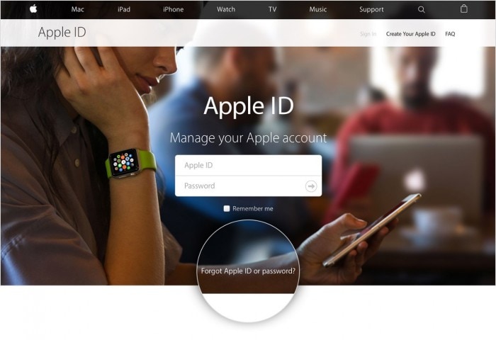 gerenciar sua conta apple id