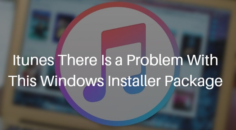 Windows installer package problem