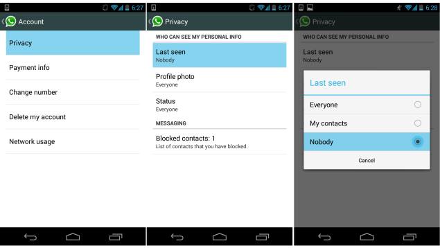 Whatsapp-Probleme beheben - Kann die Option Zuletzt gesehen nicht deaktivieren
