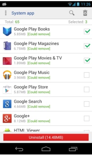 uninstall google play services-Uninstall