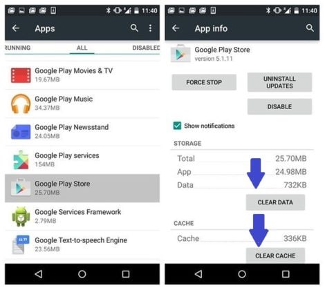 Google Play Store error codes and how to fix them