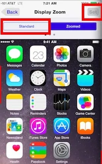 شاشة هاتف iPhone لاتدور-تقريب العرض