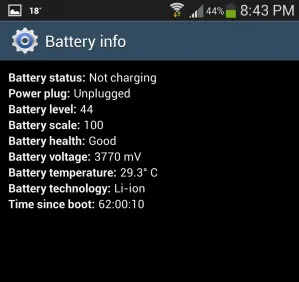 Batterieinfo