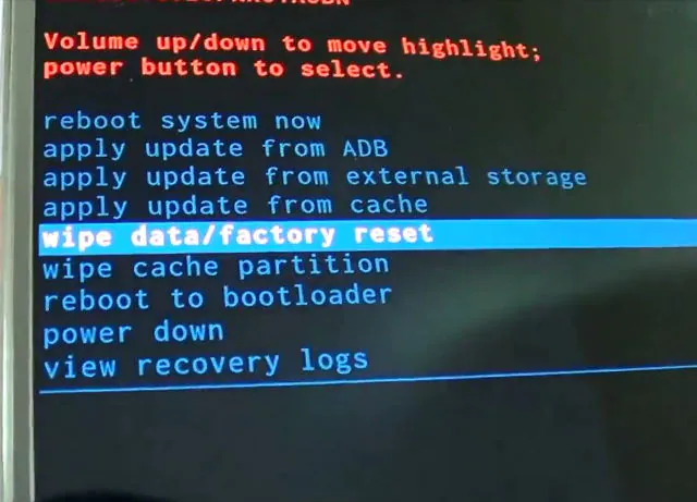 Apply update from reset. Samsung Прошивка Factory binary. Reboot System. Reboot System Now. Honor wipe data Factory.