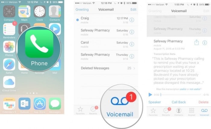 iphone voicemail