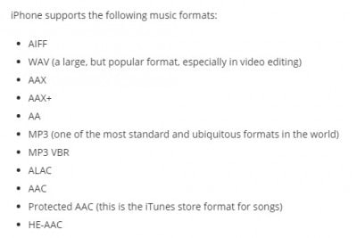 check if music format is supported