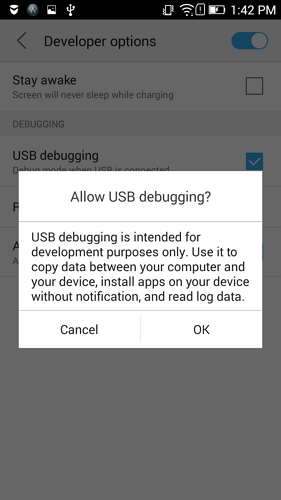 enable usb debugging on lenovo k5 k4 k3 - step 5