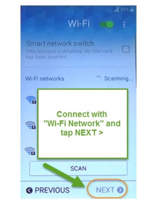 conectate a tu Wi-Fi