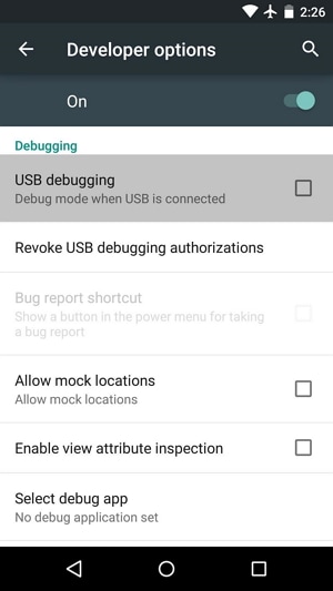 enable usb debugging on moto g - step 4