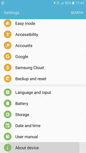 تمكين تصحيح أخطاء USB في S7 S8 - الخطوة 1