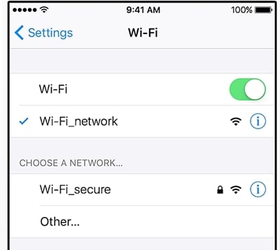 iphone won t backup to icloud-turn on wifi connection