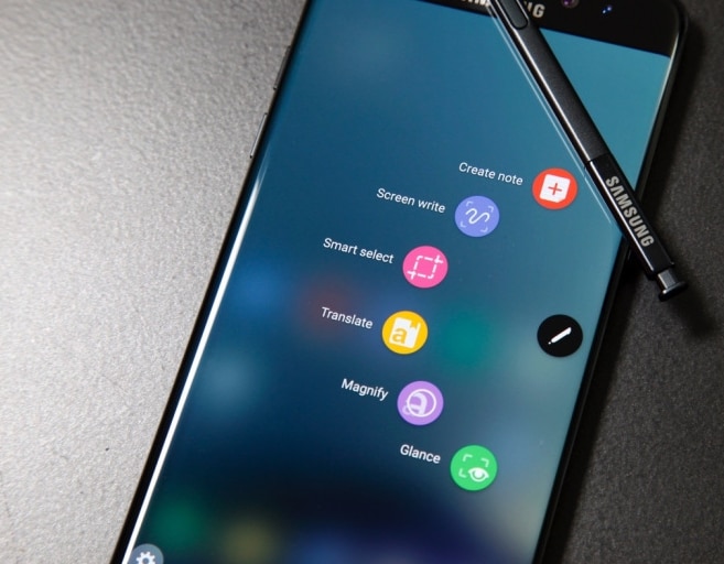 Samsung Note 8 Bildschirm