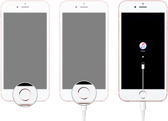 Cómo desbloquear el código de acceso del iPhone 5 sin iTunes: poner el iPhone 5 en modo de recuperación