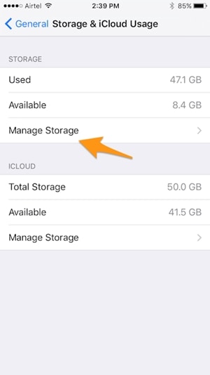 storage and icloud storage