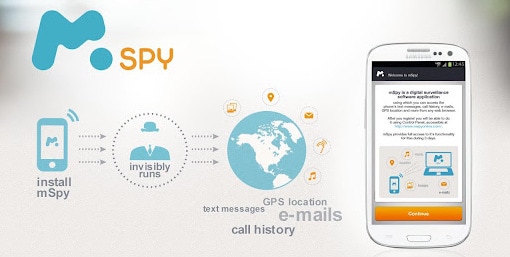 Use mSpy to track an iPhone