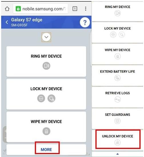 samsung buscar mi móvil