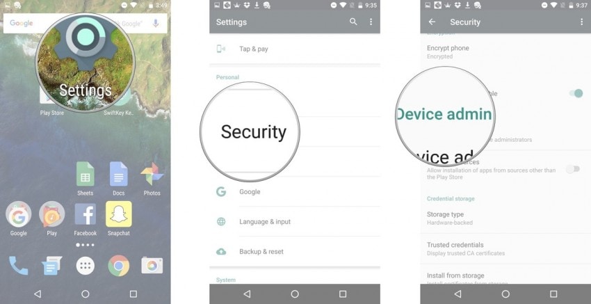 Verlorene Android-Handy-Standorte mit Googles ADM-installiertem Find My Service aufspüren