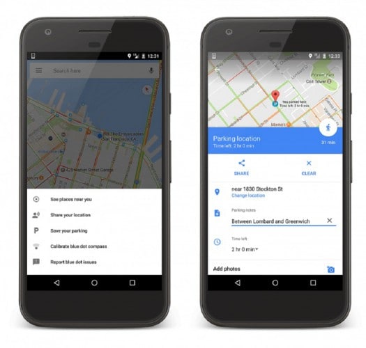 Auto-Ortungs-Apps - Google Maps