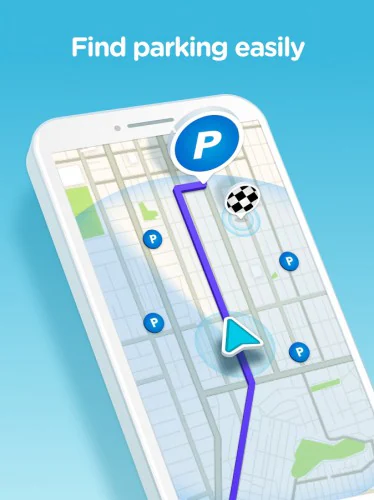 تطبيقات تحديد موقع السيارة - Waze