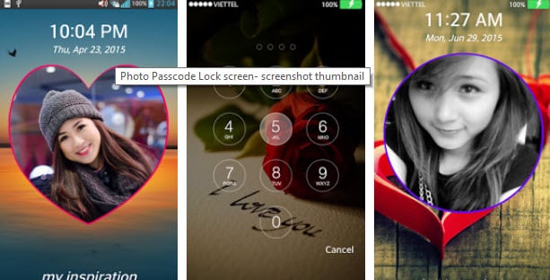 top Foto-Tastatur Sperrbildschirm Apps - Photo Passcode Lock Screen