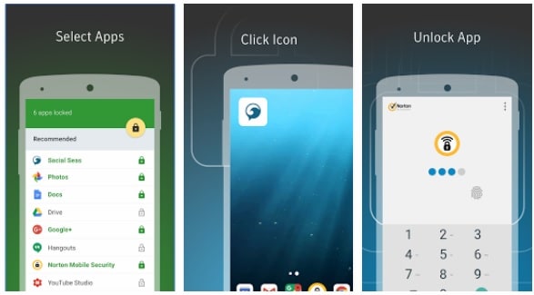 bloccare le app con l'impronta digitale Android-Norton Applock