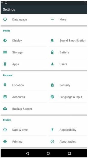 android phone security settings