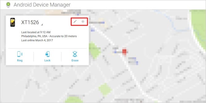 how to trace a cell phone-Android Device Manager
