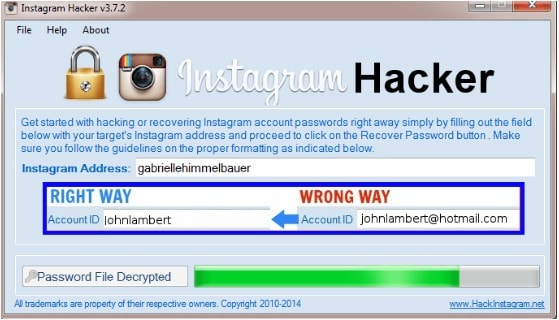 die besten Instagram Passwort Cracker - Instagram Hacker
