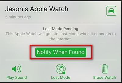 notify when found