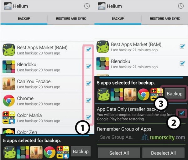 comment transférer d'Android vers Android - Transfert des Apps