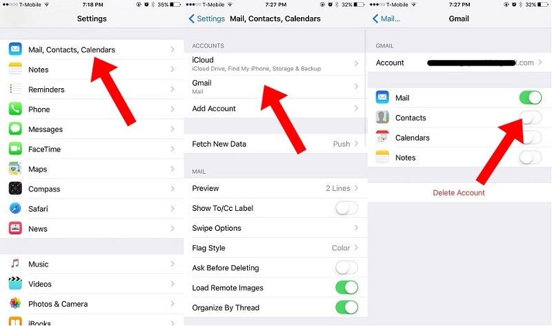 sync android contacts to iphone