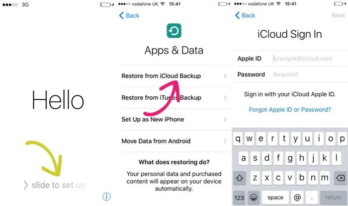 compartir contactos de iphone a iphone a través de icloud