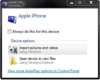 export iphone videos to pc using autoplay