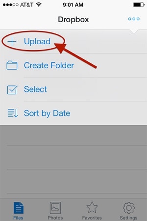 transfer videos from iPhone to computer using dropbox
