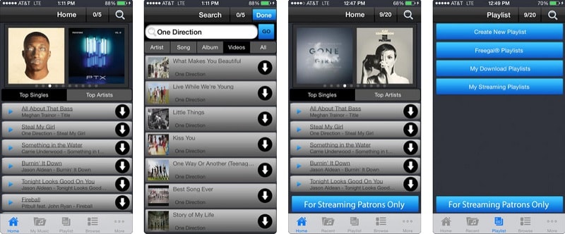 download songs on iphone with freegall music