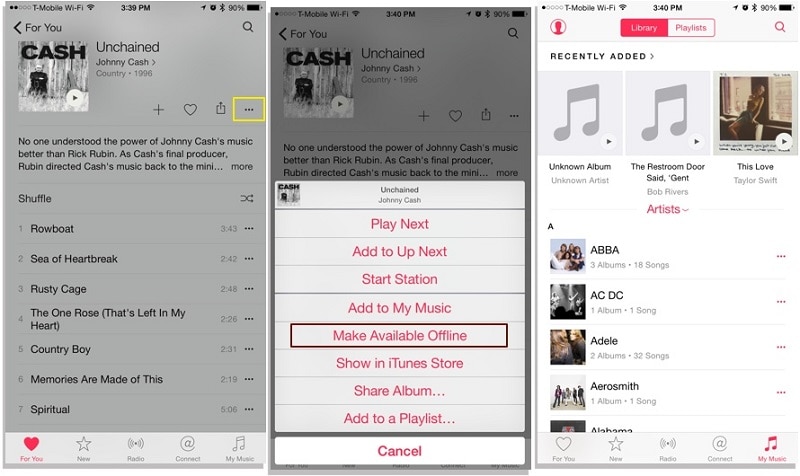 adicione musicas ao iphone pela apple music